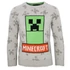 Minecraft Grey gyerek kötött pulóver 12 év / 152 cm