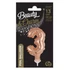 Rose Gold 3-as szám fólia lufi tortára 13 cm