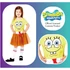 SpongyaBob Miss Sponge lány jelmez 3-4 év