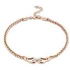 Victoria Rose gold színű fehér köves nyaklánc