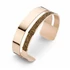 Victoria Rose gold színű fekete köves karkötő