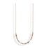 Victoria Rose gold színű színes gyöngyös nyaklánc
