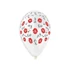 Csók Red léggömb, lufi 5 db-os 13 inch (33cm)