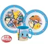 Pokémon Battle étkészlet, micro műanyag szett bögrével 265 ml