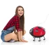 Katicabogár Red sétáló fólia lufi 37 cm
