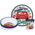 Disney Verdák Stickers Go csúszásmentes étkészlet, micro műanyag szett